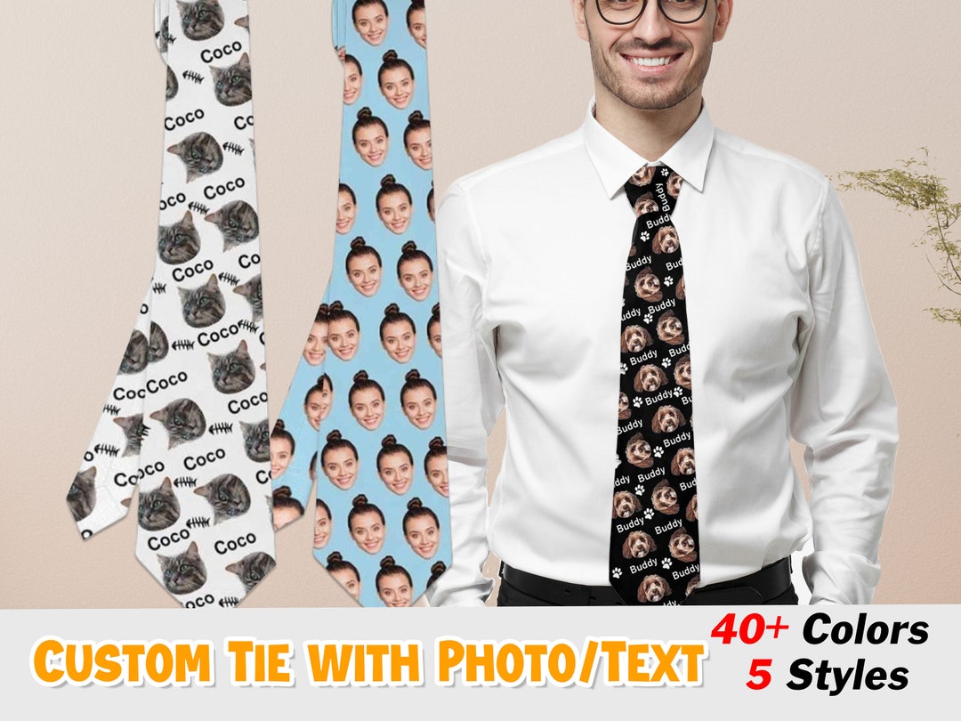 personalized fathers day tie