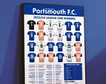 PRE-ORDER Portsmouth FC - 2024 League One Winners