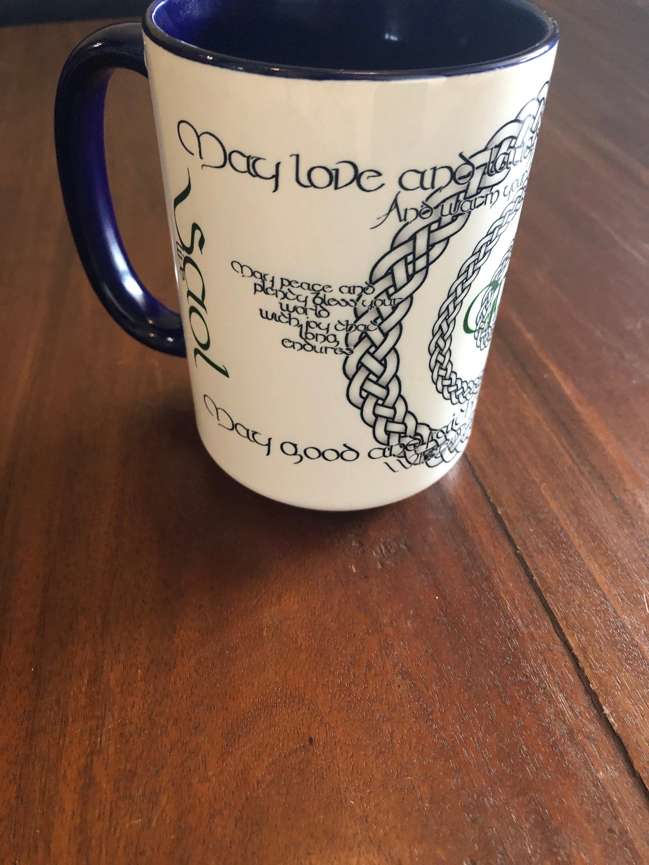 Original and Unique Irish Blessing Coffee Mug Sturdy Etsy UK