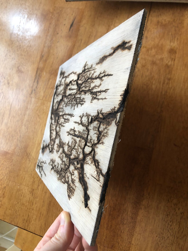 Lichtenberg Wood Burn Designs on 5x7 Inch Unfinished Wood - Etsy