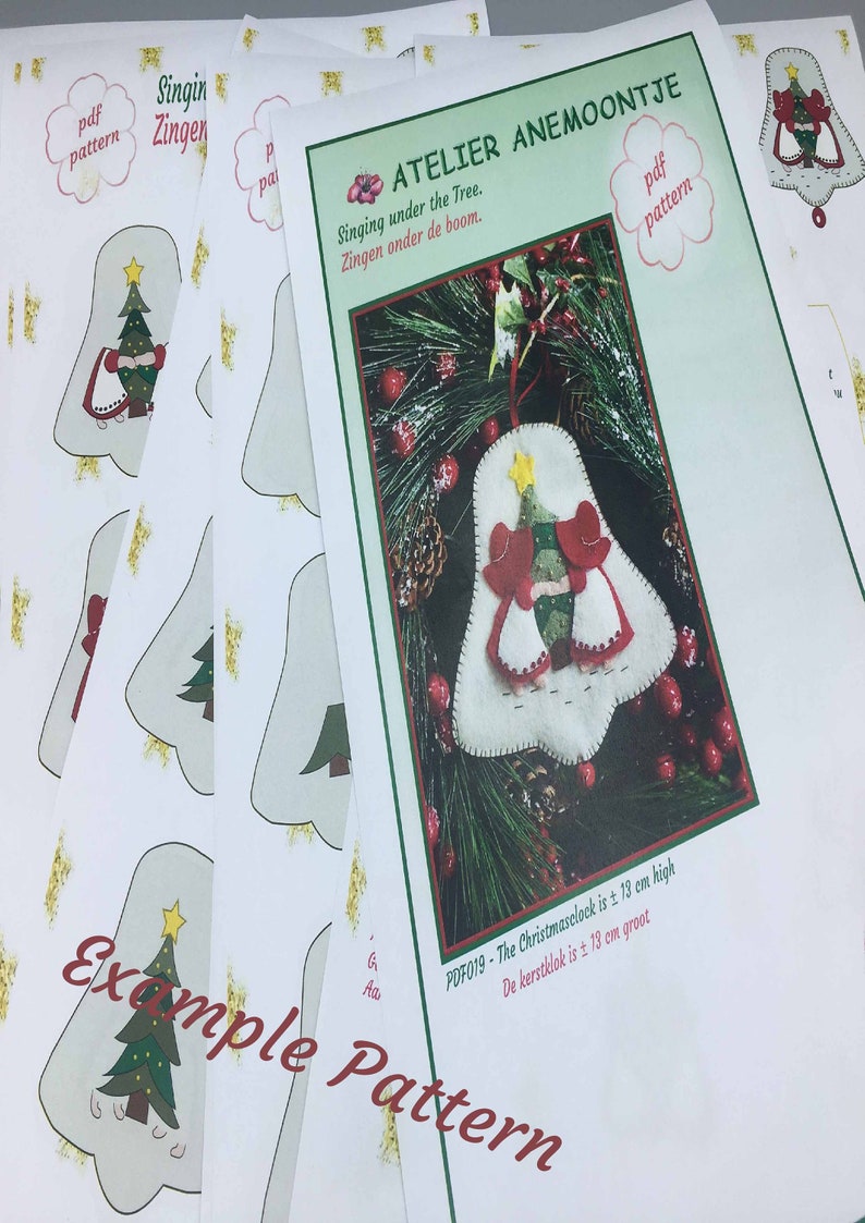 PDF Pattern Singing under the tree - instant download - Dutch - English image 9