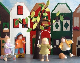 PDF pattern Playing children - direct download - Dutch