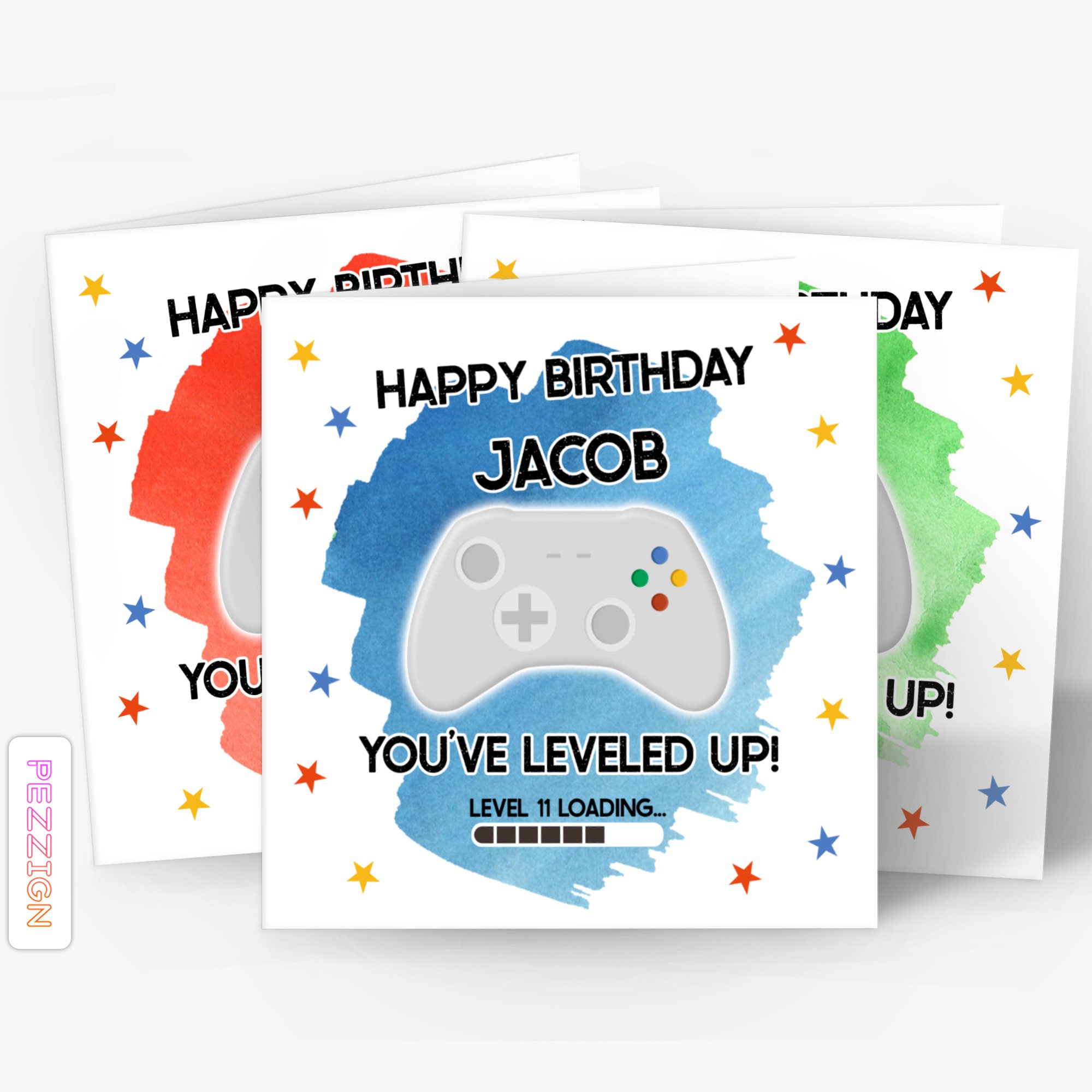Age 7 Grandson Gamer Birthday Card - Gaming Birthday Card For Grandson 7th Birthday | Made In - Foto 11