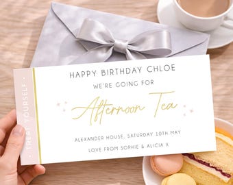 Personalised Afternoon Tea Gift Voucher – High Tea Experience for Birthday, Christmas or Mother’s Day