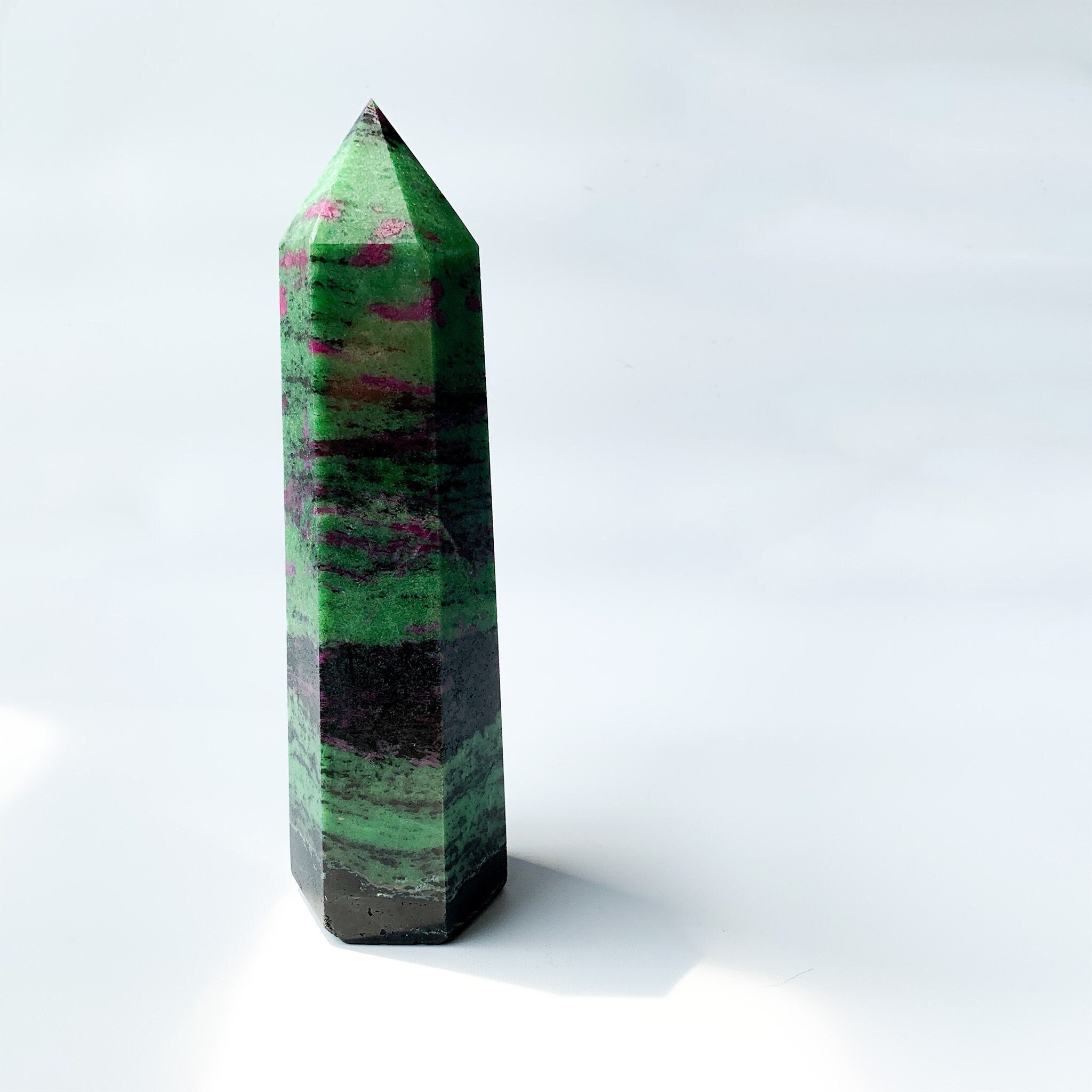 Ruby Zoisite Point - Etsy Ruby Zoisite Point - Etsy