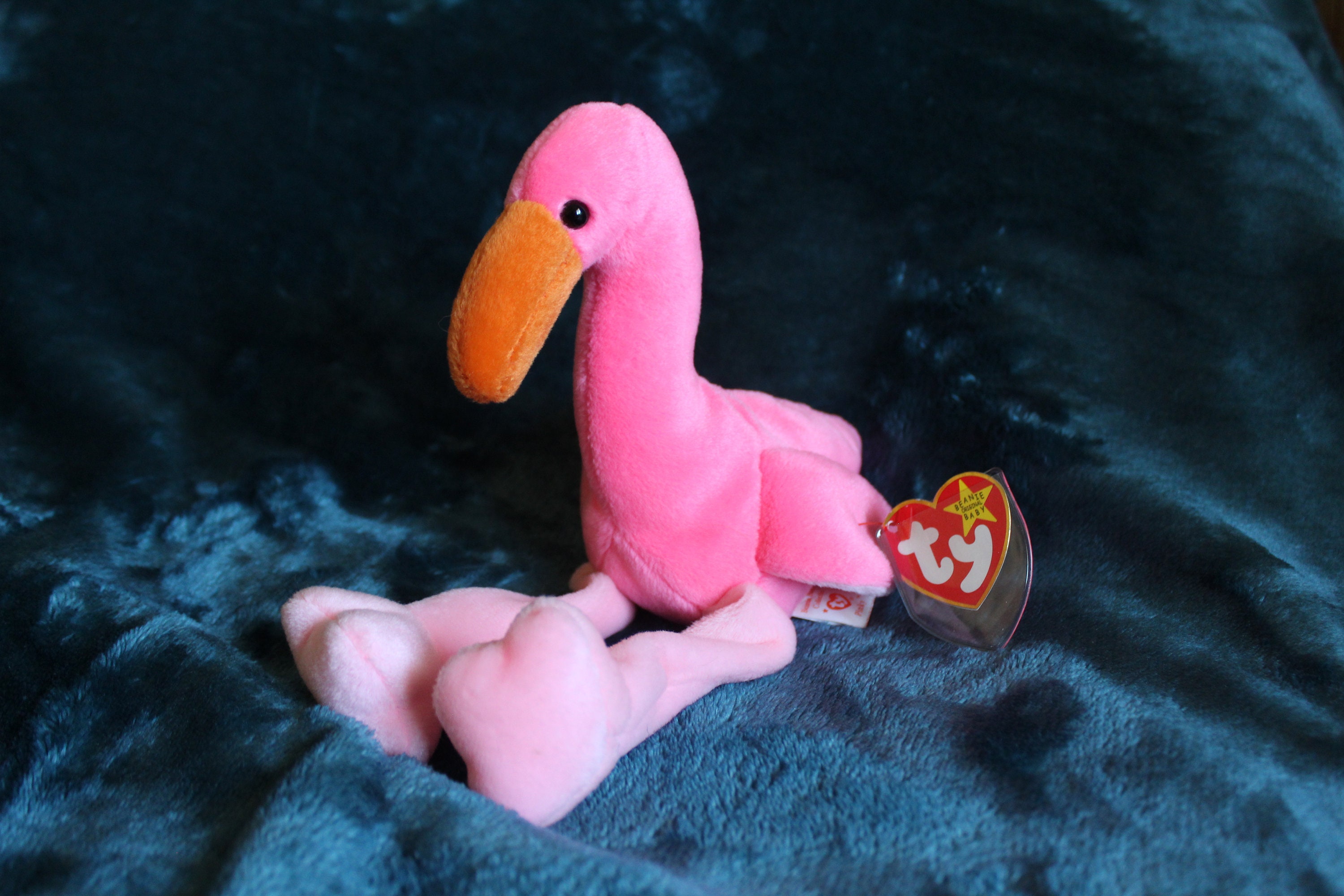 Pinky the Flamingo Beanie Baby | Etsy