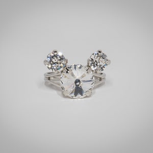 Crystal Mouse Ring