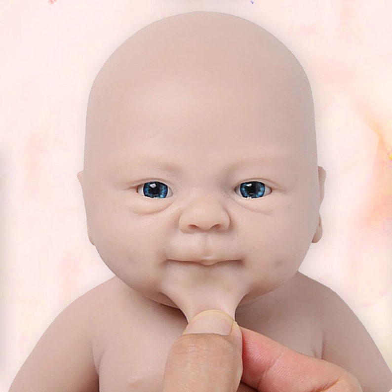 Vollkörper Feste Silikon 14inch Reborn Baby Mädchen Puppe | Etsy