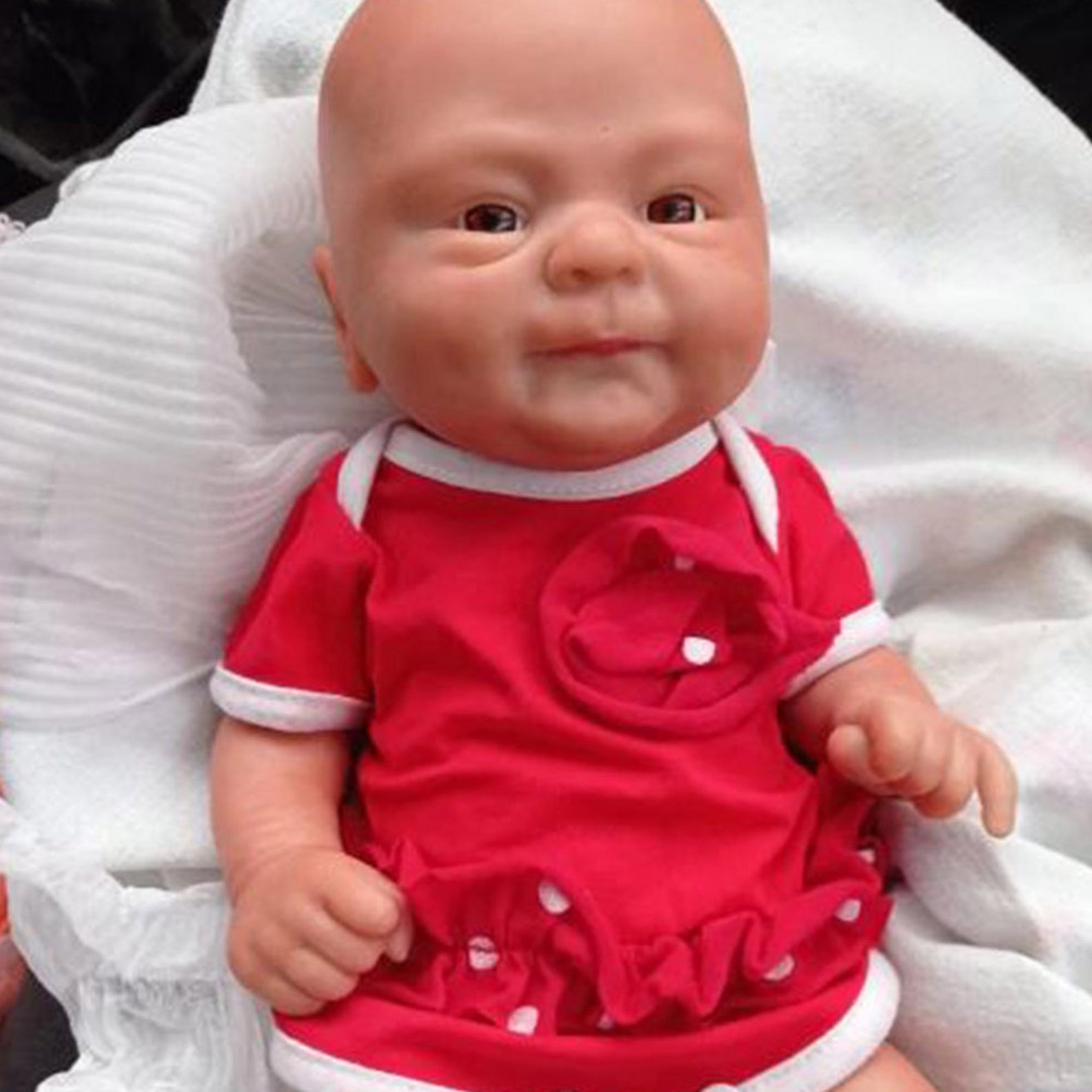 Full Body Silicone Reborn Baby Girl Doll 14inch Soft Lifelike Etsy