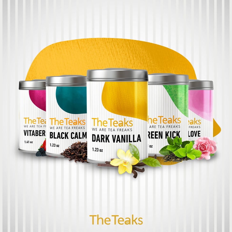 The Freak Kit Tea Gift Set Loose Leaf Tea Sampler Tea Etsy