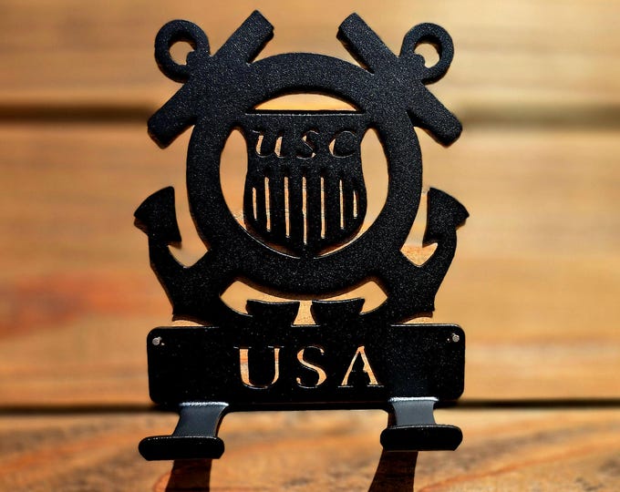 COAST GUARD | Towel Holder | Coat Rack | Leash Holder | Military