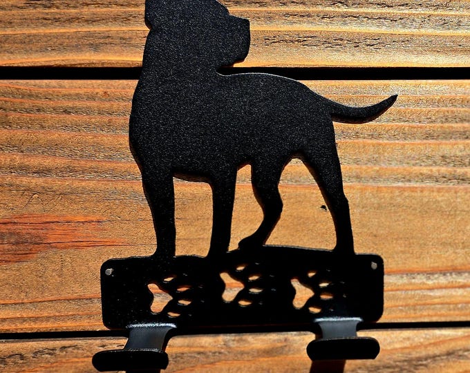PITBULL | Towel Holder | Coat Rack | Leash Holder | Dog