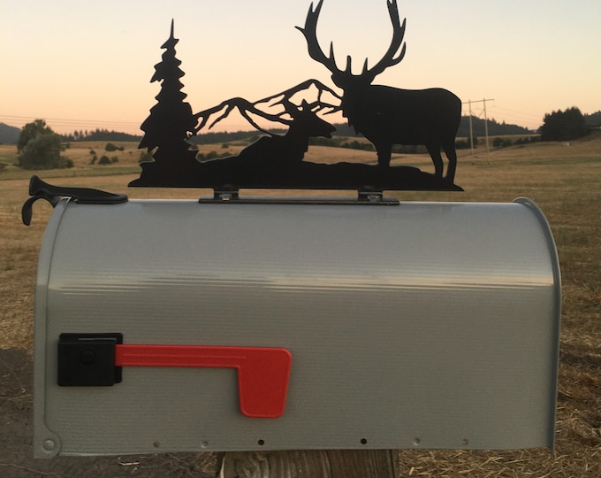 MAILBOX TOPPER | Elk Pair 2