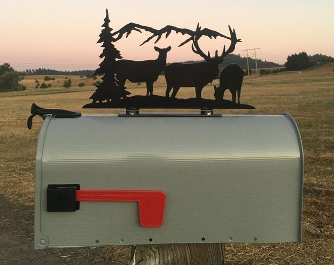MAILBOX TOPPER | Elk Family
