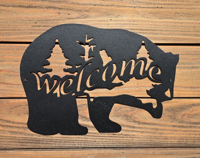 WELCOME BEAR SIGN | Bear | Cub