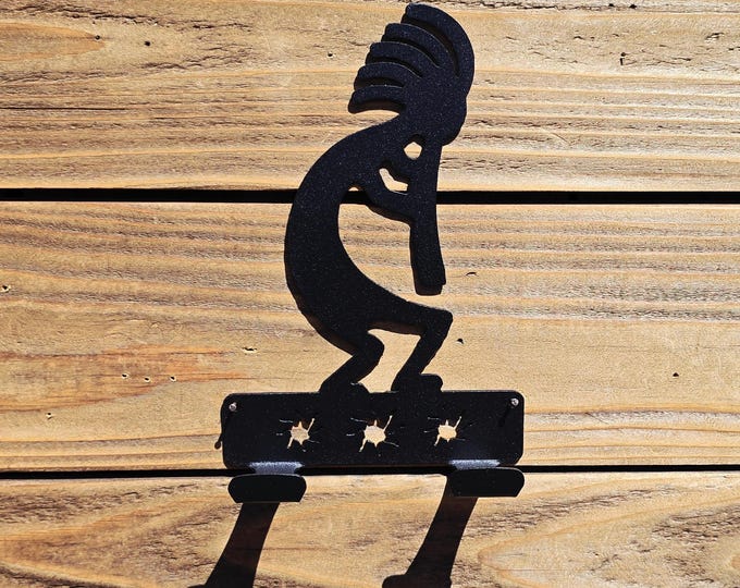 KOKOPELLI | Towel Holder | Coat Rack | Leash Holder | Puebloans