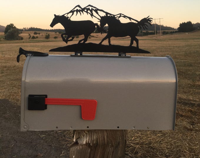 MAILBOX TOPPER | Mustangs High Country | Horses