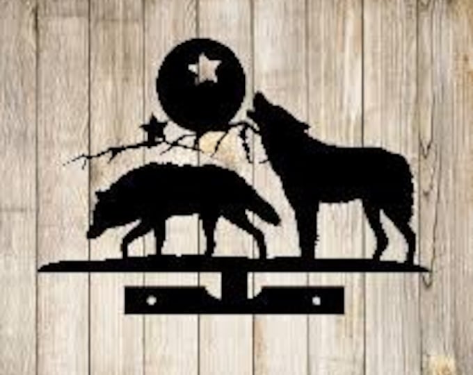 MAILBOX TOPPER | Wolf | Howling Wolves 2