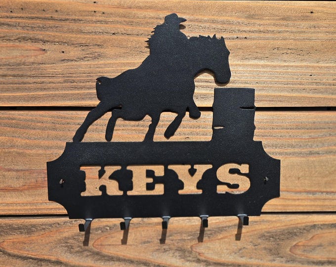 BARREL RACER | Key Rack | Cowgirl | Horse