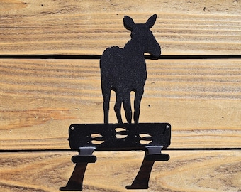 COW MOOSE | Towel Holder | Coat Rack | Leash Holder | Wildlife