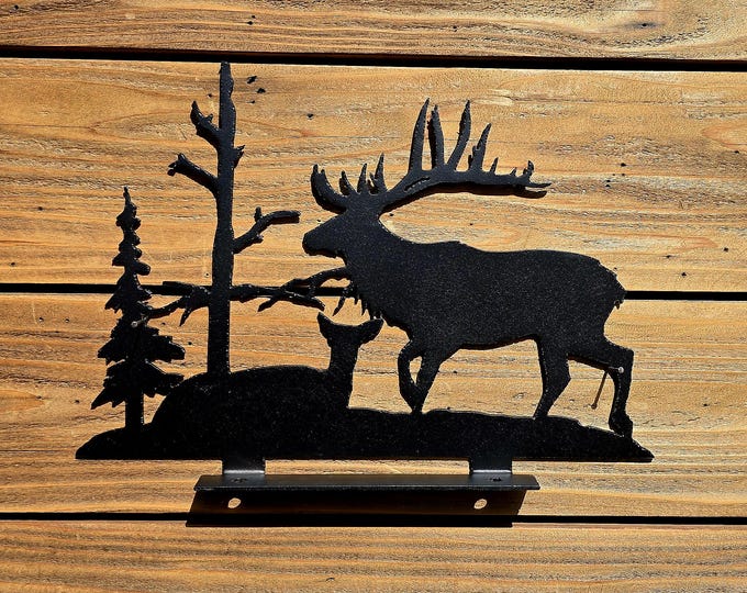 MAILBOX TOPPER | Elk Pair