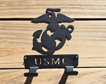 MARINES | Towel Holder | Coat Rack | Leash Holder | Military