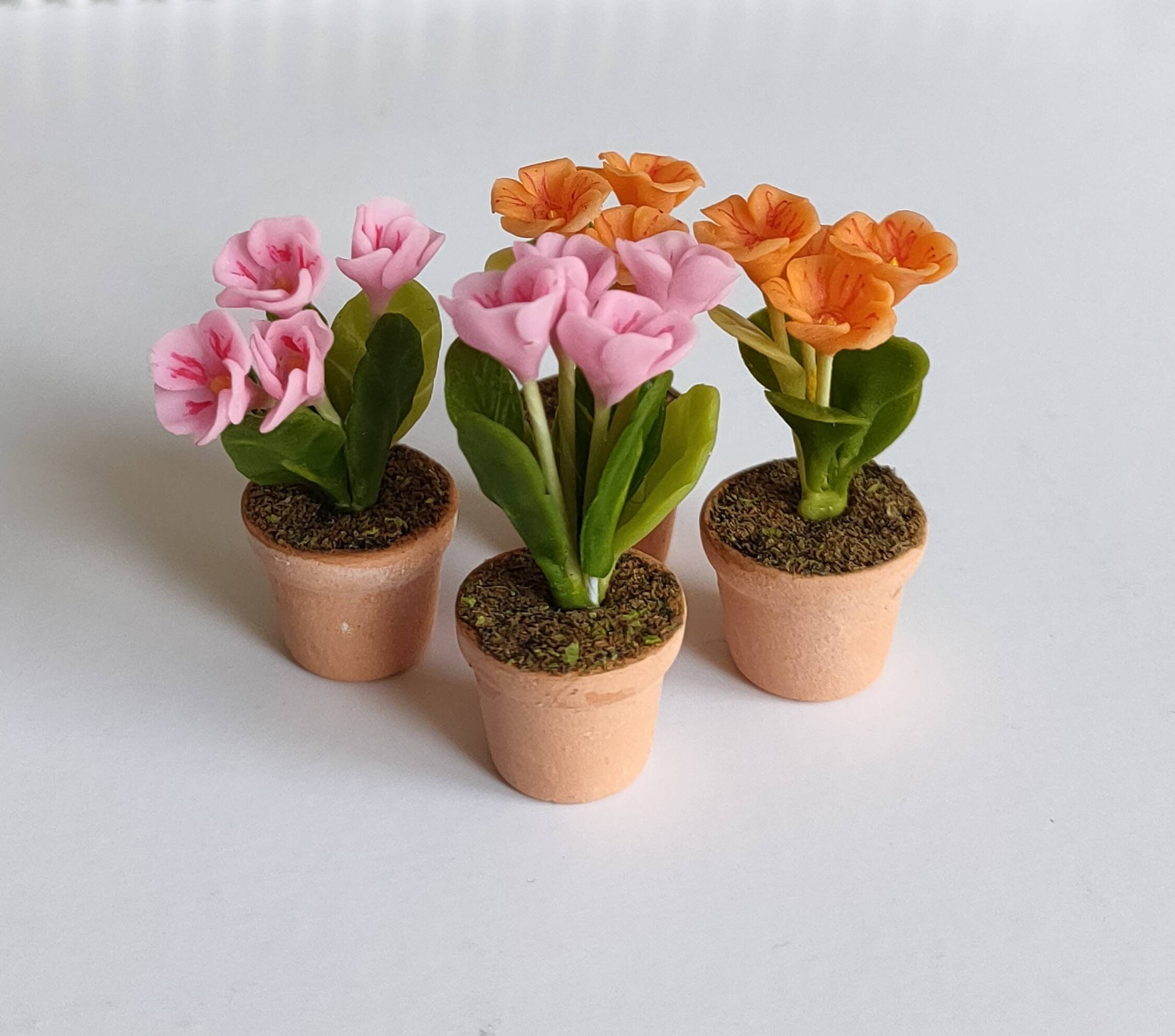 Miniature flower pot Etsy