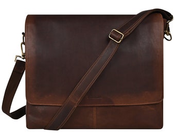 Individuelle Taschen Handmade Braun Ledertasche Messenger Bag, Vintage Style, Leder Handtasche, Cross body Tasche, Schultertasche