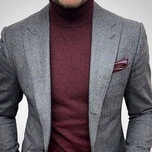 Buy Gray Blazer Online In India Etsy India