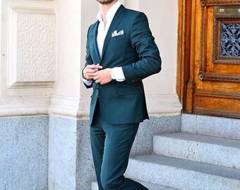 teal tuxedo jacket