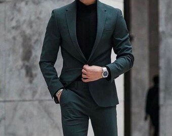 emerald green suit jacket