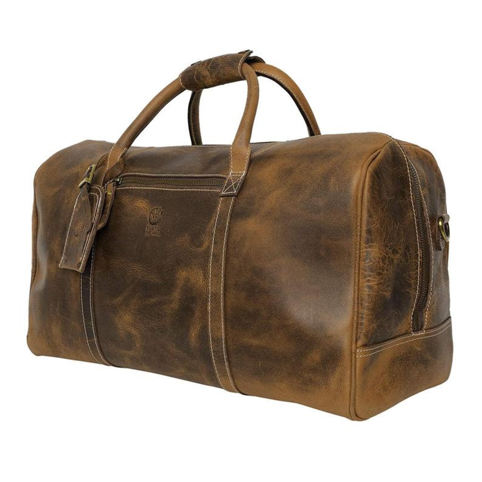 Genuine Leather Duffel Bag and Leather Duffel Bag Carry On Etsy