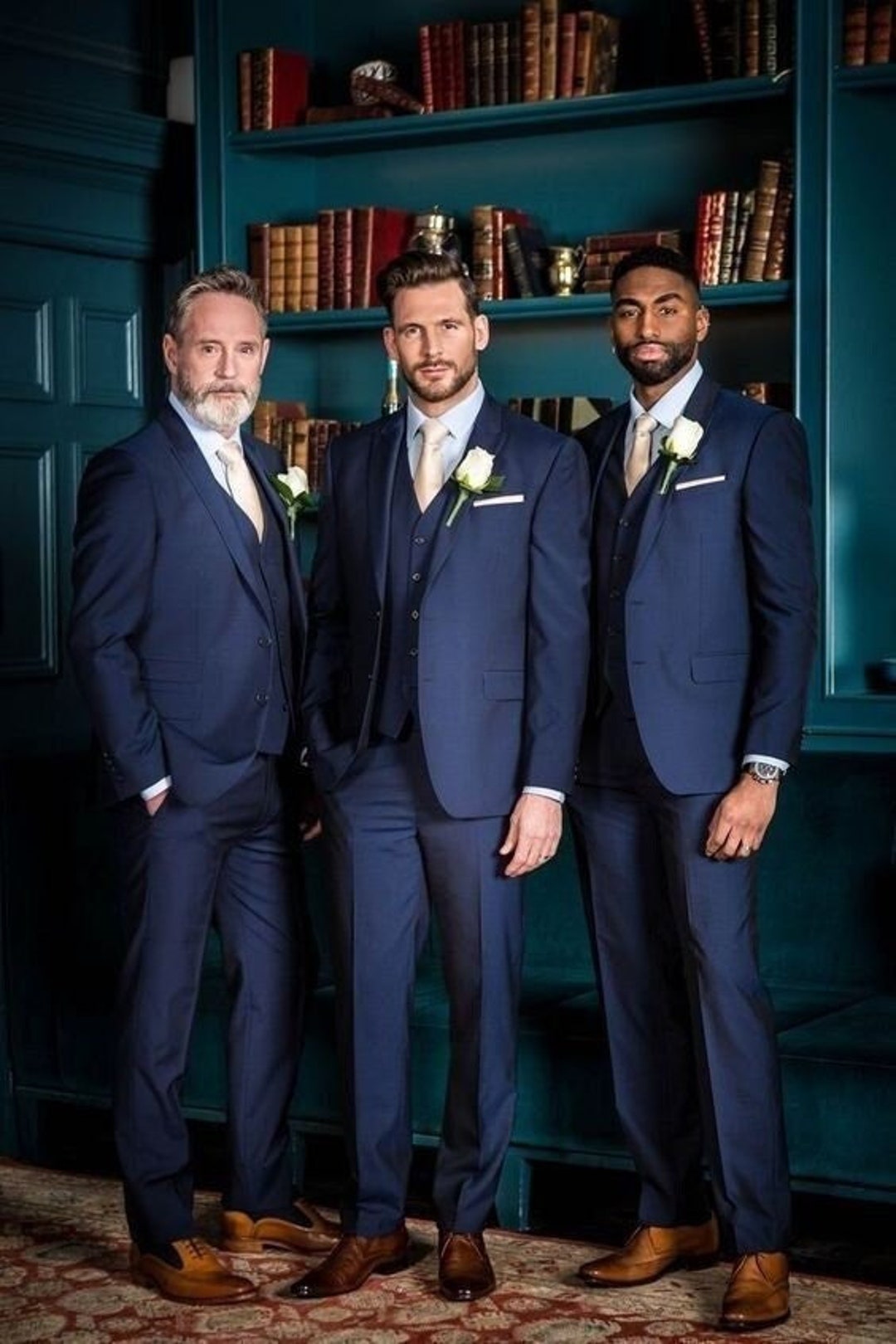 Dark blue deals tux