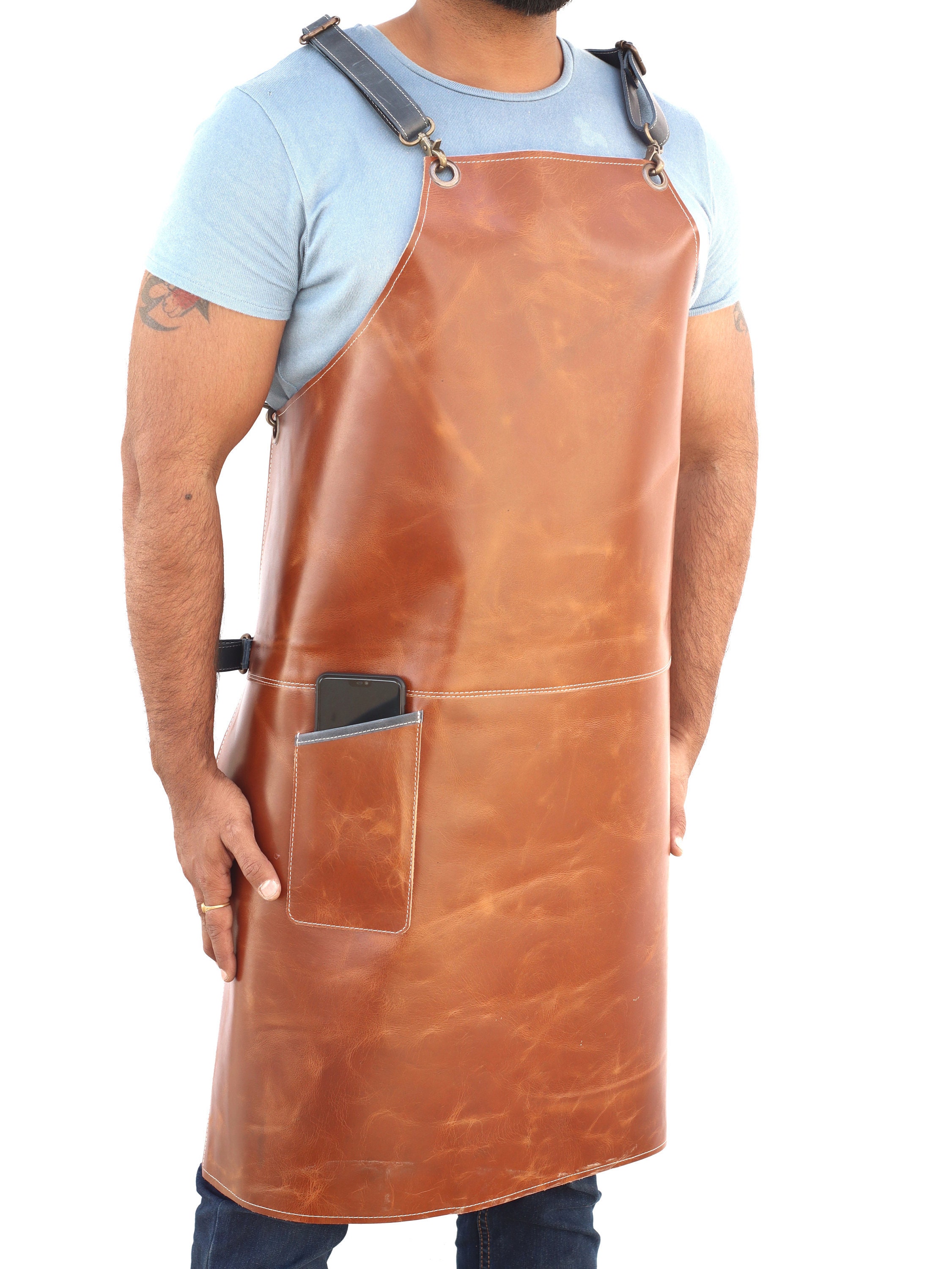 Leather apron Apron for men Craft men Apron blacksmith Etsy