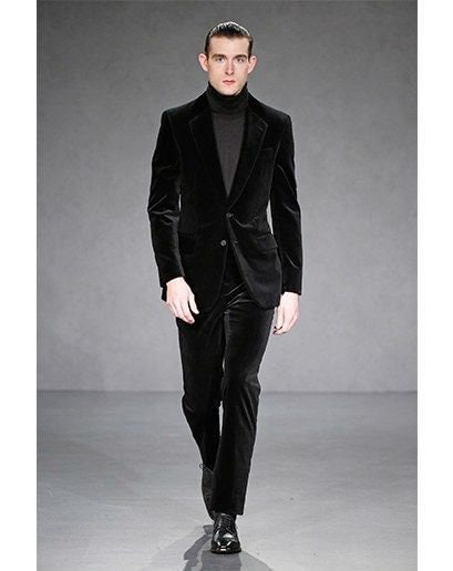 black velvet jacket men
