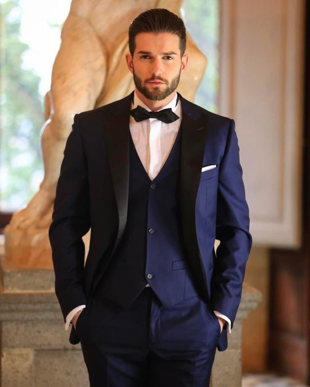 Men Blue Suits Summer Suit 3 Piece Suits Wedding Suitsmen - Etsy