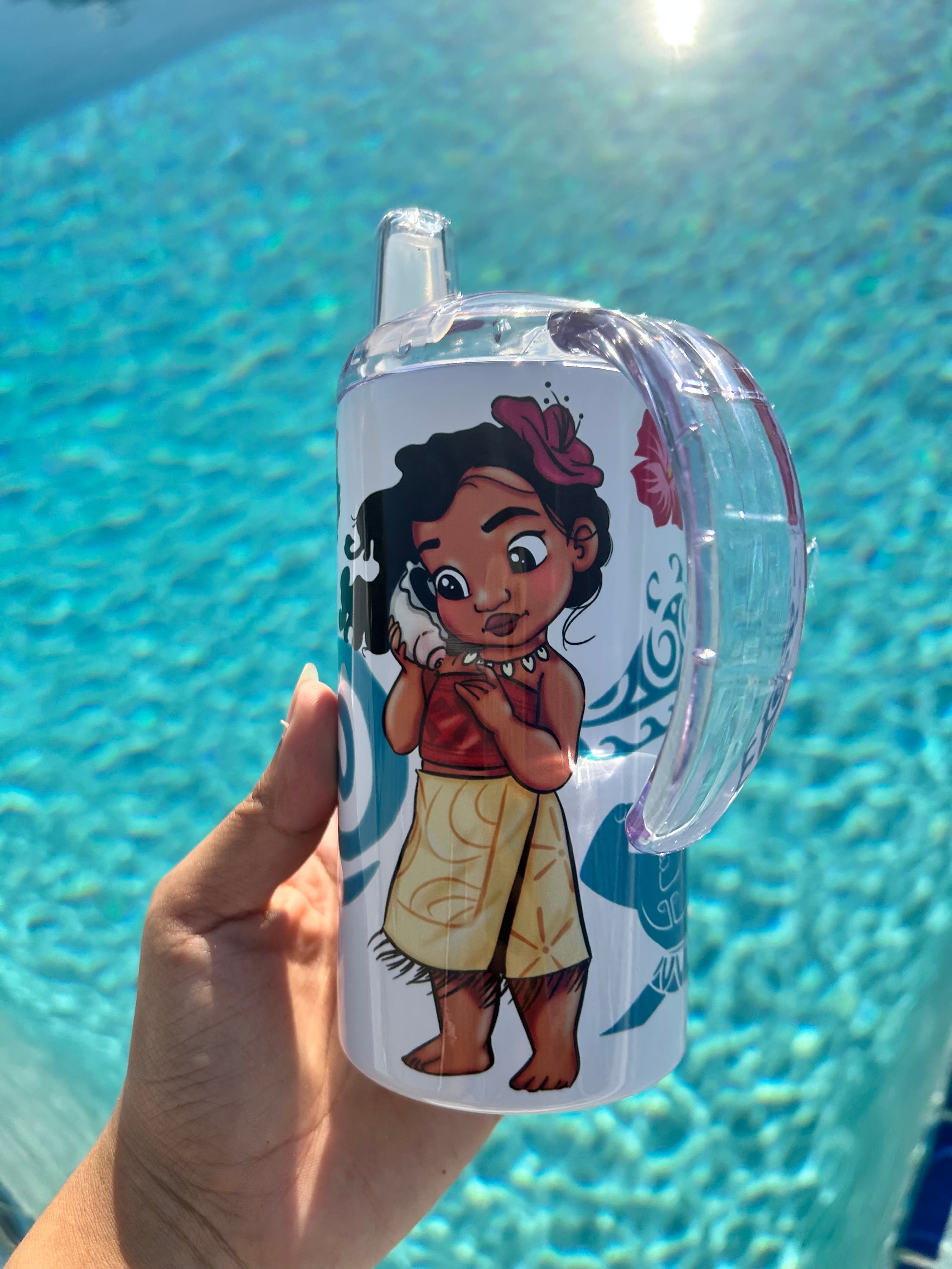 Moana Seamless Sippy Cup Moana Design PNG Sublimation 12oz -  Canada