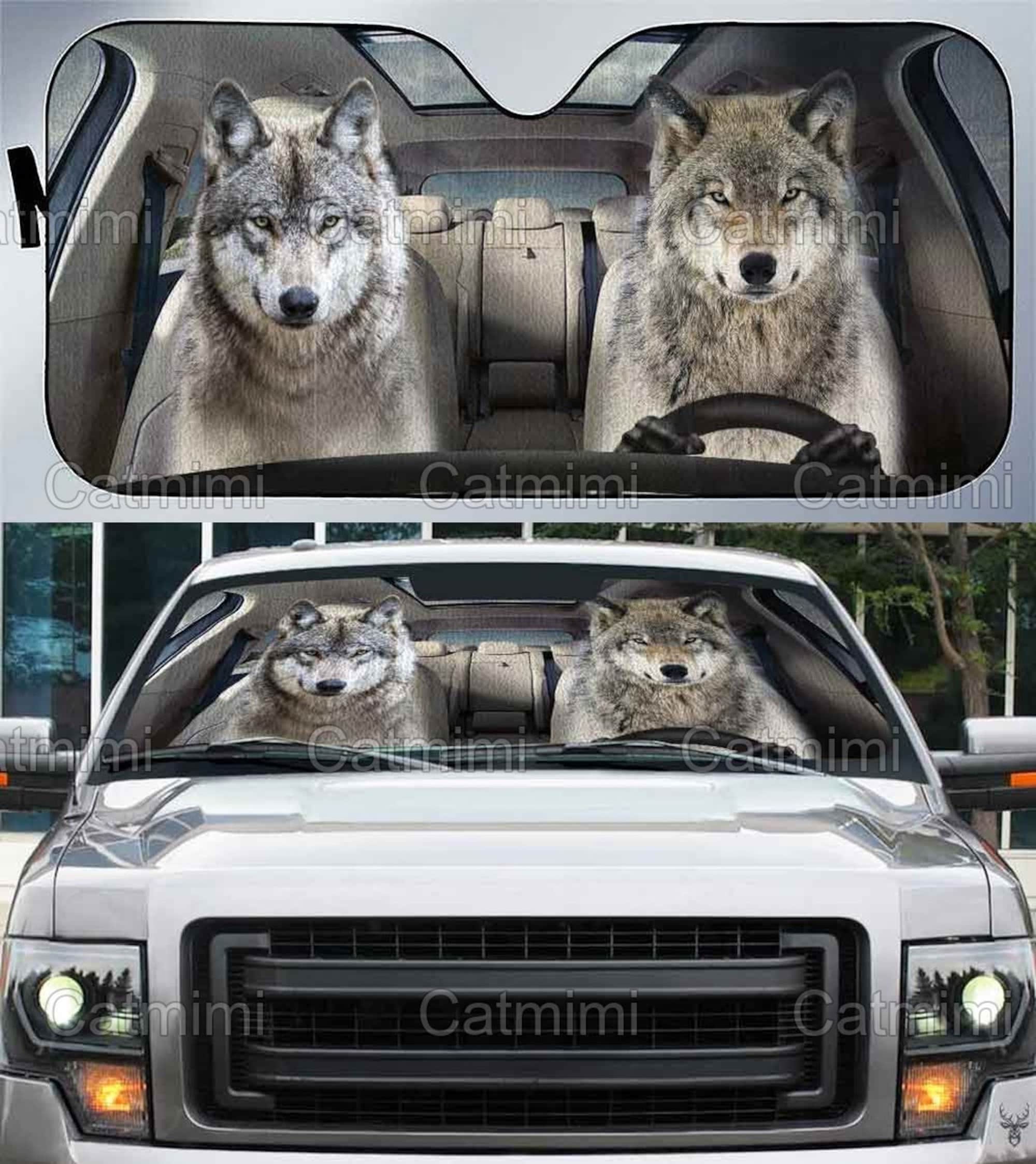 Wolf Car Sun Shade, Auto Sun Shade