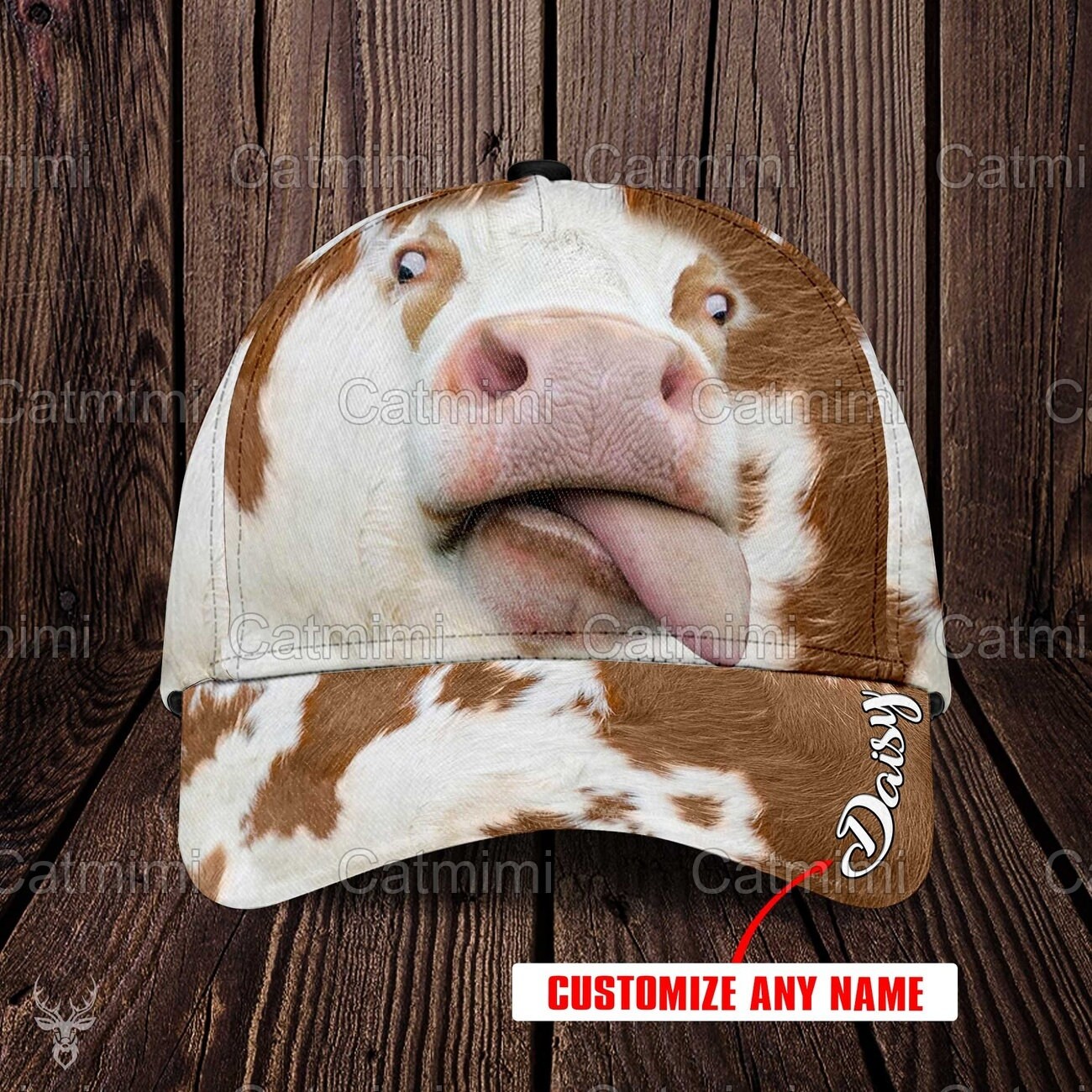 Personalized Cow Cattle Classic Cap 