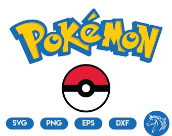 Pokemon Logo Svg Etsy