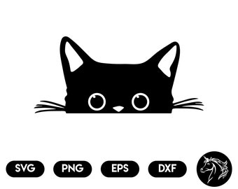 Download Peeking Cat Svg Etsy