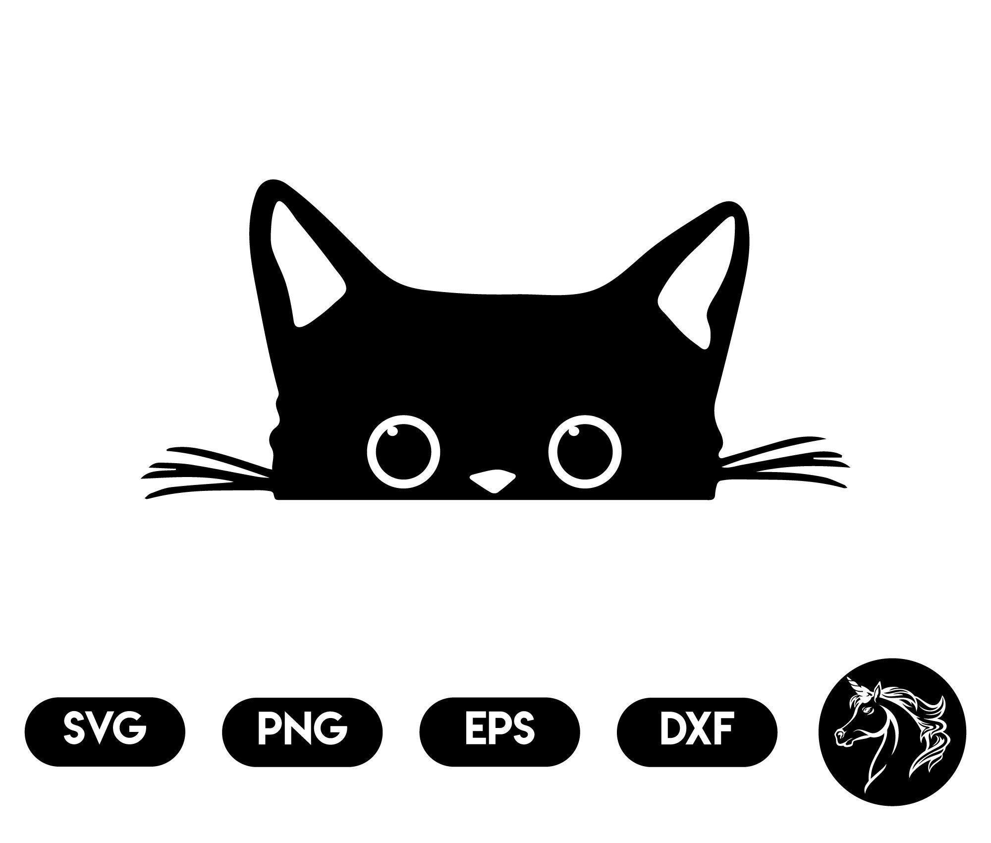 Cute Cat Svg File Peeking Cat Svg Cat Svg Cat Clipart Etsy Cat | The