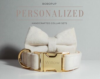 plain white dog collar