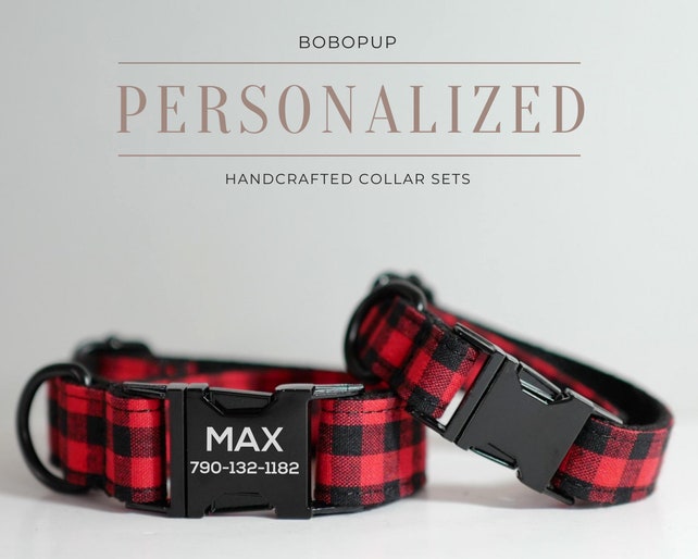 Buffalo Plaid Bow Tie • Dog Bowtie • Fall/Winter Bow Tie • Cat Bow Ties • Bow Tie • Bowtie • Bow Ties • Buffalo Plaid • Dog Neck Wear •