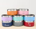 Personalized Stainless Steel Pet Bowl, Engraved Dog Cat Food Water Dish product logo