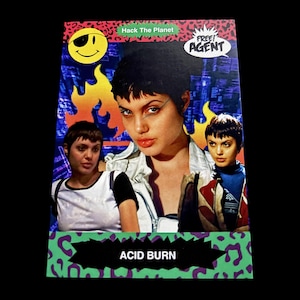 Hackers : Der Film (2025) Acid Burn, Yo! MTV Raps, Individuelle Kunst Karte mit Top Lader, Sehr Selten