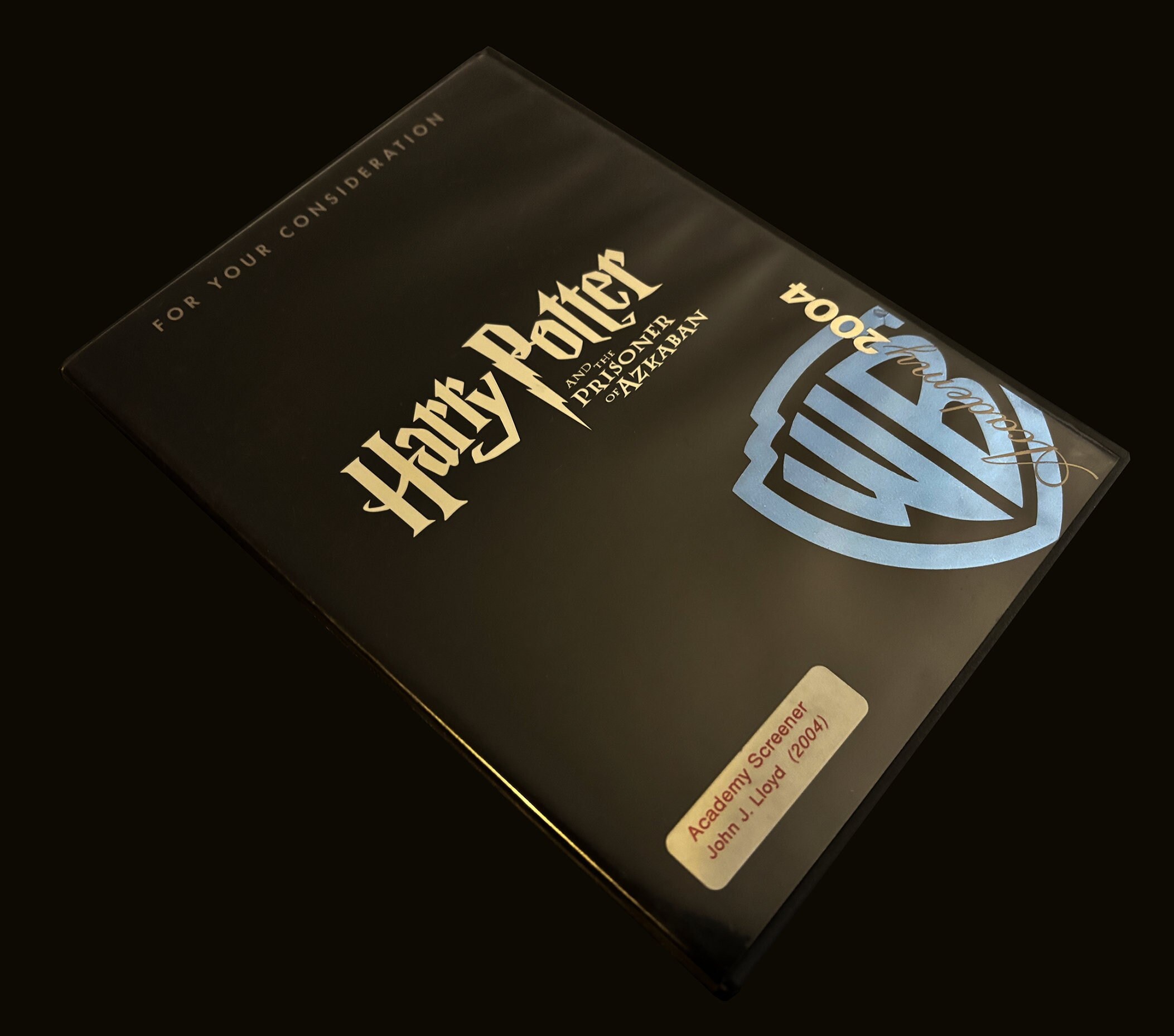 Harry Potter and the Prisoner of Azkaban FYC DVD (2004) John J. Lloyd  Sticker Intact* Free Shipping! - Etsy, image size:2105x1857
