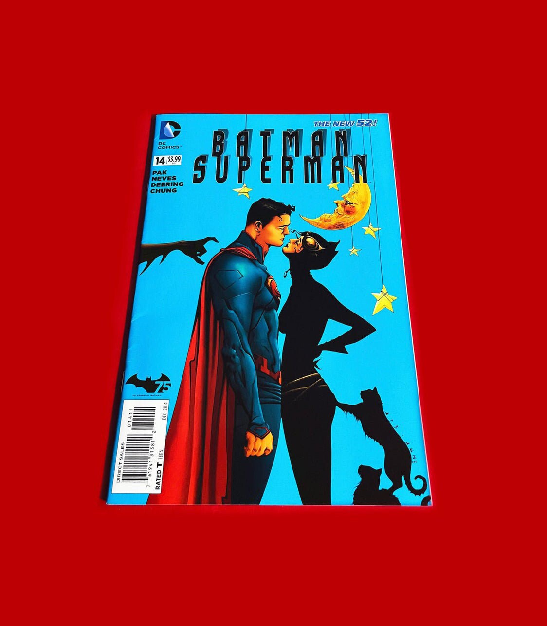 Batman/superman 14 Jae Lee Cover New 52 2014 Catwoman photo