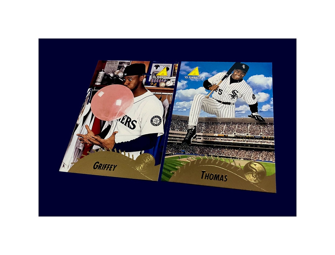 Frank Thomas Iconic Stadium Card & Ken Griffey Jr. Iconic Gum Etsy