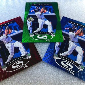 Frank Thomas (1999) Upper Deck Choice: StarQuest Foil Blue, Foil Green & Foil Red Variations, Free Shipping!